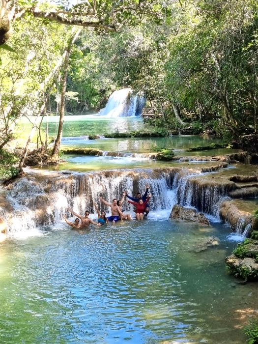 The waterfall tour here at Estância Mimosa is the perfect opportunity to create unforgettable memories